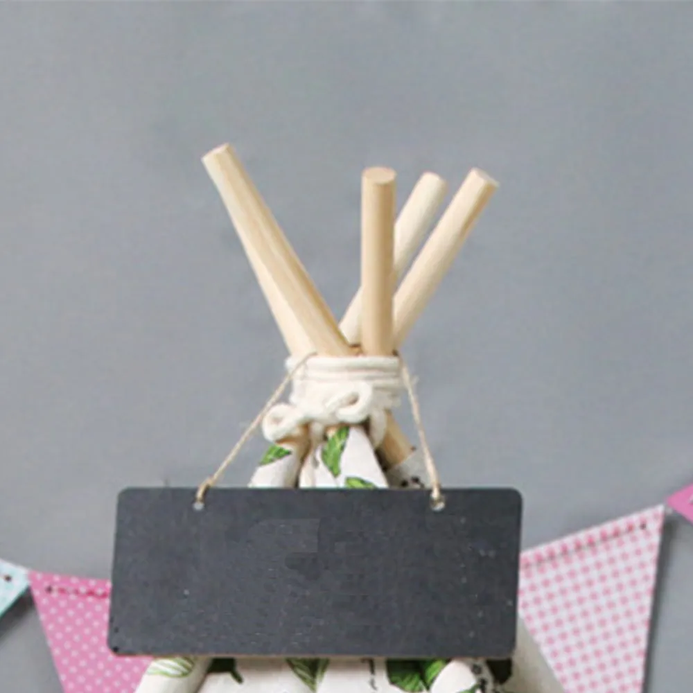 PAWS ASIA Manufacturer High Quality Wood Portable Cat Bed Dog Teepee Tents