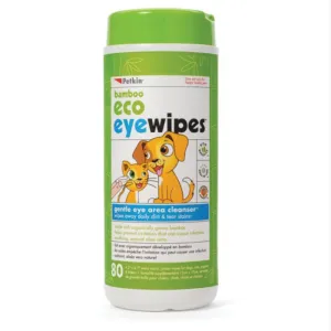 Petkin BAMBOO ECO EYE WIPES 80pk