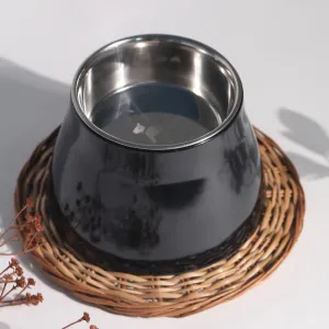 PoochMate Elevated Cocker Spaniel Bowls - Black