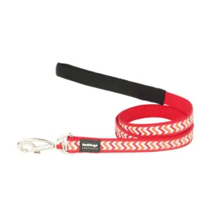 Red Dingo Dog Reflective Ziggy Lead Red S
