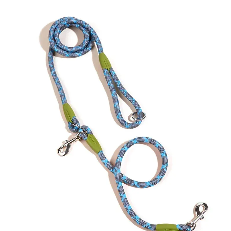 Reflective Nylon Leashes Pet accessories Dogs Chain Traction Rope Leads for Running Free Hands Rope Chain for Small Large Dog