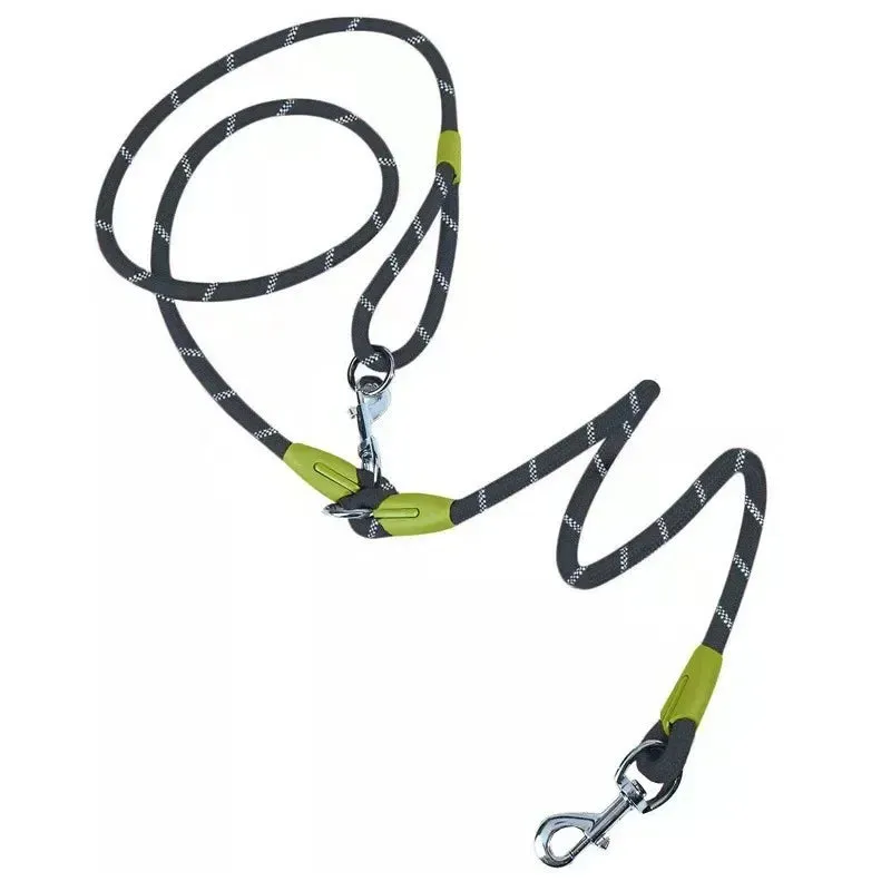 Reflective Nylon Leashes Pet accessories Dogs Chain Traction Rope Leads for Running Free Hands Rope Chain for Small Large Dog