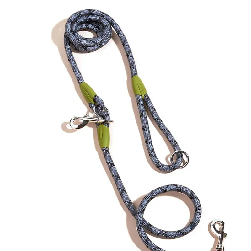 Reflective Nylon Leashes Pet accessories Dogs Chain Traction Rope Leads for Running Free Hands Rope Chain for Small Large Dog