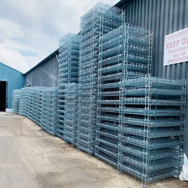 Stackable Pallet Cage - Foldable Wire Mesh, 800KG Capacity - BUNDLE DEALS