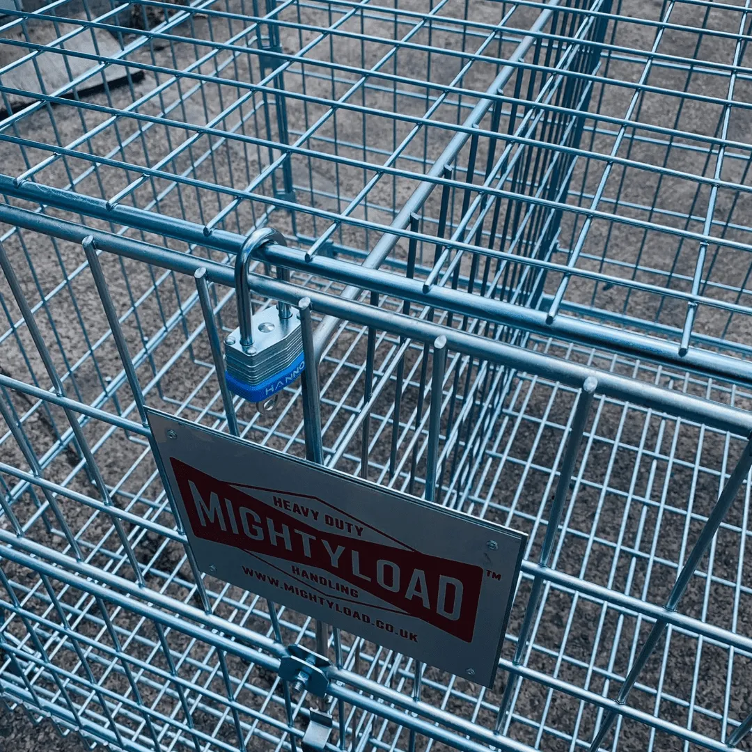 Stackable Pallet Cage - Foldable Wire Mesh, 800KG Capacity - BUNDLE DEALS