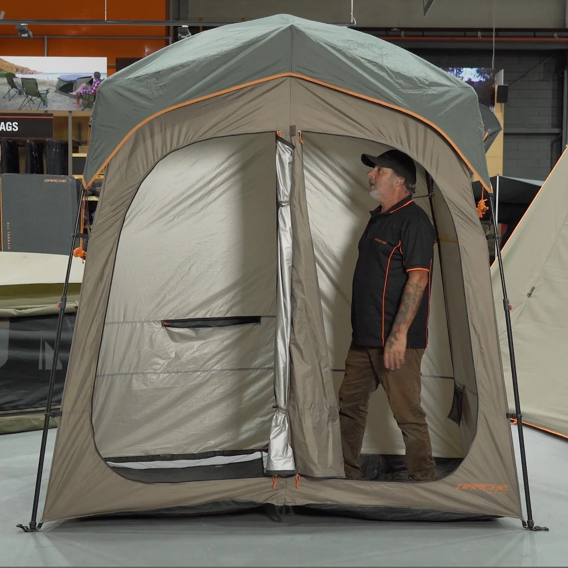 TWIN CUBE SHOWER TENT