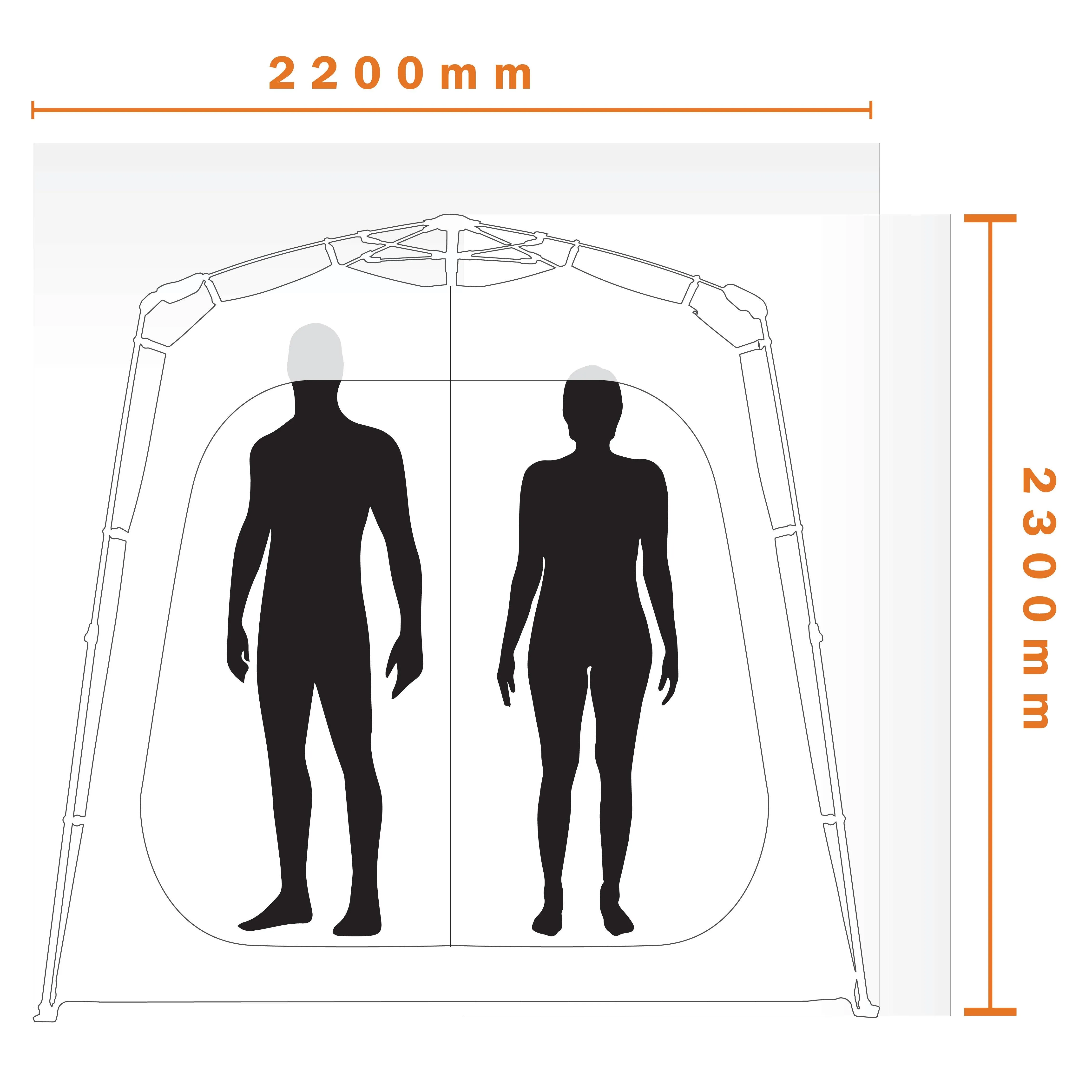 TWIN CUBE SHOWER TENT