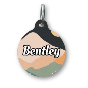 Under The Night Circle Pet Tag