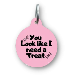 You Look Like I Need A Treat Funny Dog Tag